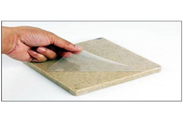 Protective film for top-grade stone surface